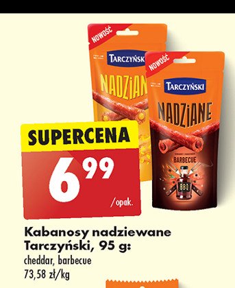 Kabanosy barbecue Tarczyński nadziane promocja