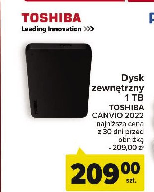 Dysk zewn臋trzny 2.5'' 1 tb Toshiba promocja