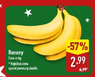 Banany Bio organic promocja w Aldi