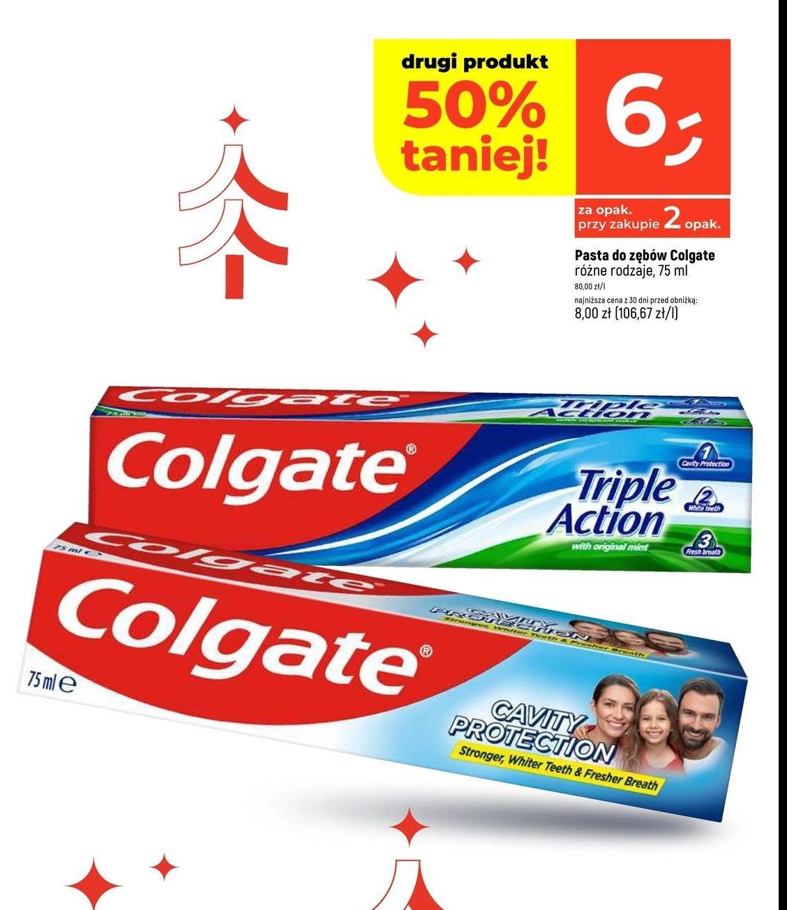 Pasta do zębow Colgate cavity protection promocja