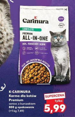 Karma dla kotów Premium senior, z kurczakiem promocja w Kaufland