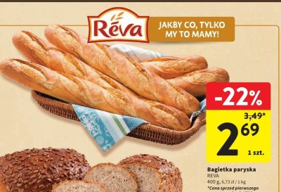 Bagietka paryska Reva  promocja w Intermarche