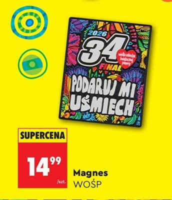 Magnes WOŚP promocja w Biedronka