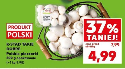 Pieczarki polskie 500 g promocja w Kaufland