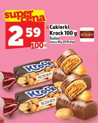 Cukierki Krock Roshen 100 g promocja w TOPAZ