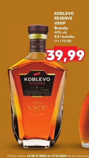 Brandy Koblevo reserve vsop promocja w Kaufland