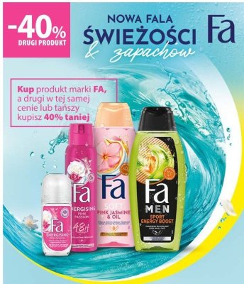 Dezodorant Fa różne rodzaje promocja w Hebe