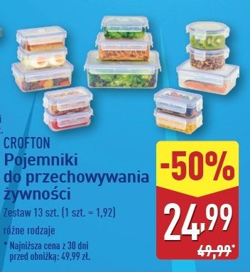 Pojemnikki na żywność Crofton promocja