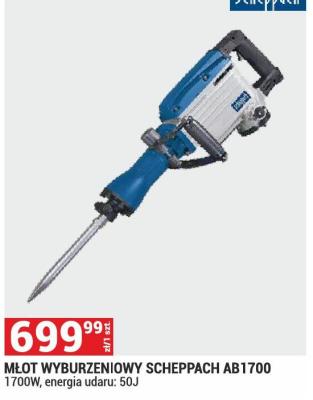 Młot wyburzeniowy Scheppach AB1700 promocja w Merkury Market