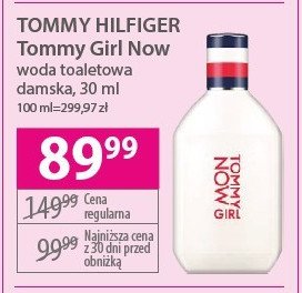 Woda toaletowa TOMMY HILFIGER GIRL NOW Tommy hilfiger cosmetics promocja
