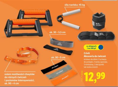 2 taśmy oporowe do ćwiczeń promocja w Lidl