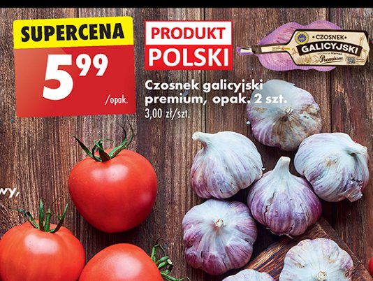 Czosnek galicyjski premium promocja