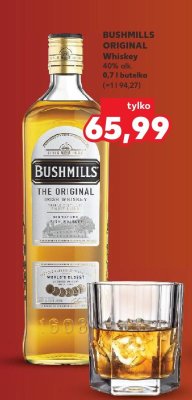 Whiskey BUSHMILLS ORIGINAL promocja w Kaufland