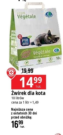 Żwirek roślinny Wiodąca marka p'tit ami promocja