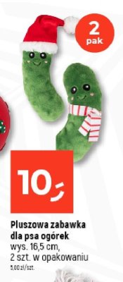 Pluszowa zabawka dla psa ogórek promocja w Dealz