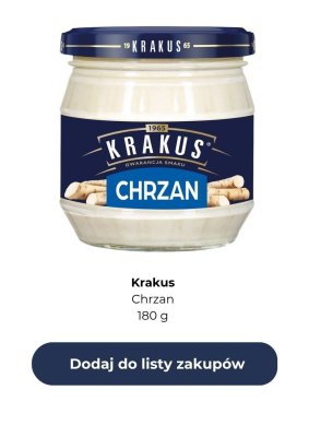 Chrzan 180 g promocja w Kaufland