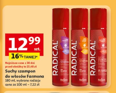 Szampon suchy do w艂os贸w zniszczonych i os艂abionych 2w1 Radical promocja