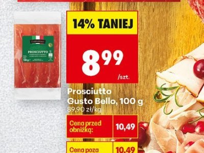 Prosciutto Gusto Bello promocja w Biedronka
