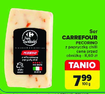 Ser pecorino Carrefour targ świeżości promocja