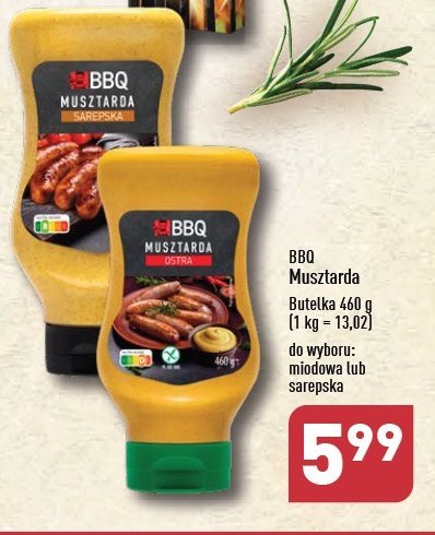 Musztarda ostra BBQ (MIĘSO) promocja