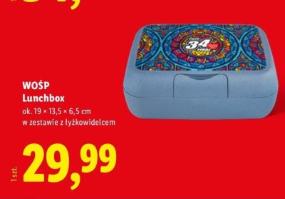 Lunchbox w zestawie z łyżkowidelcem promocja w Lidl