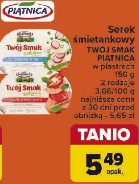 Ser twarogowy z mascarpone naturalnie śmietankowy Piątnica milandia ogród smaków promocja