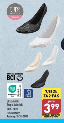 Skarpetki balerinki 39/42 Up2fashion promocja