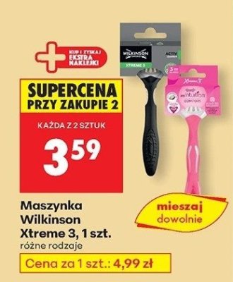 Maszynka Xtreme 3 różne rodzaje promocja w Biedronka