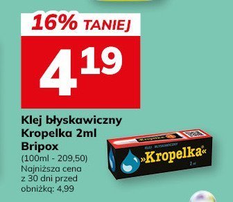 Klej błyskawiczny Krojpelka 2ml - Bripox promocja w Hitpol