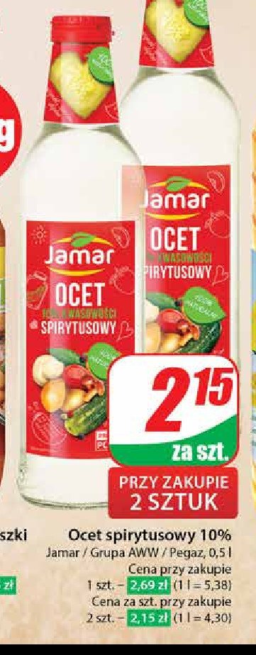 Ocet spirytusowy Jamar promocja