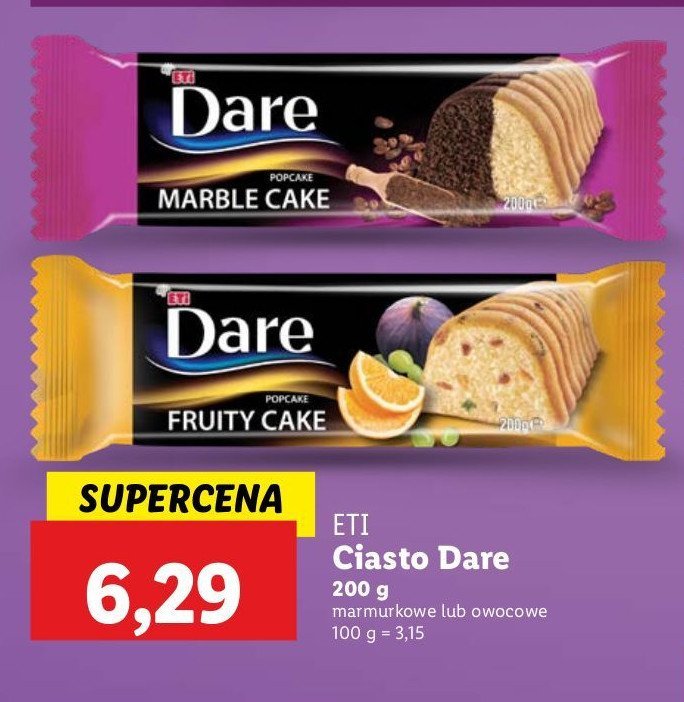 Ciasto fruity Eti dare promocja
