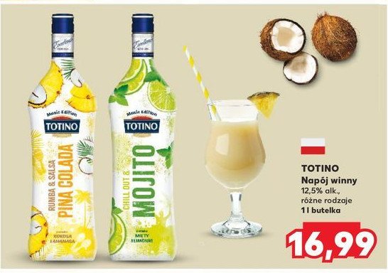 Vermouth TOTINO PINA COLADA promocja