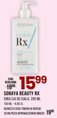 Emulsja do ciała Soraya Beauty RX, 200 ml promocja w Drogerie Natura