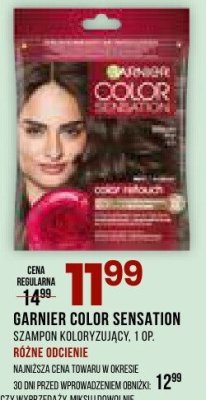 Farba GARNIER COLOR SENSATION szampon koloryzujący, 1 op, różne odcienie promocja w Drogerie Natura