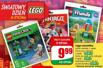 Klocki saszetka różne rodzaje promocja w Dino