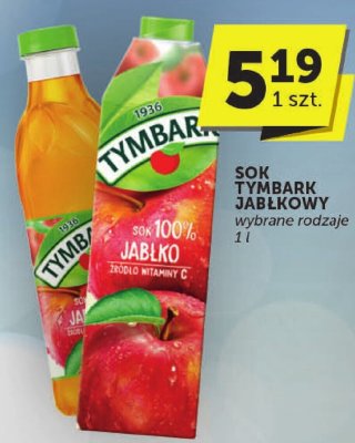 Sok Tymbark jabłkowy promocja w Groszek