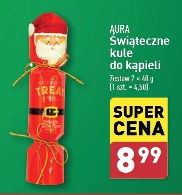 Kule do kąpieli mikołaj AURA promocja w Aldi