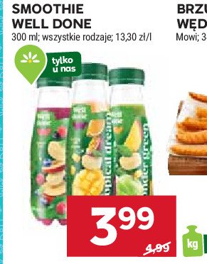 Smoothie Well done promocja