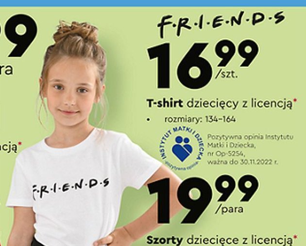 T-shirt dziecięcy friends promocje