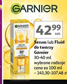 Serum na noc z witaminą c Garnier skin naturals promocja w Auchan