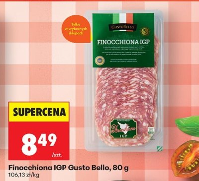 Finocchiona IGP Gusto Bello promocja w Biedronka