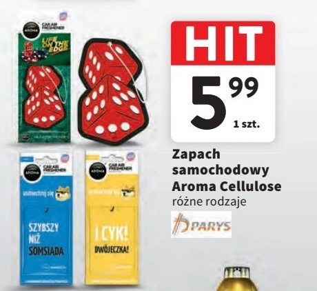 Zawieszka i cyk dwójeczka Aroma car promocja