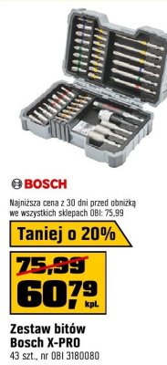 Zestaw bitów Bosch X-PRO promocja w OBI
