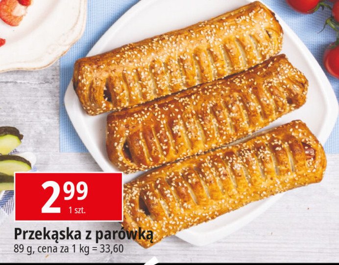 Przekąska z parówką promocja