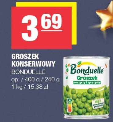 Groszek konserwowy Bonduelle promocja w SPAR