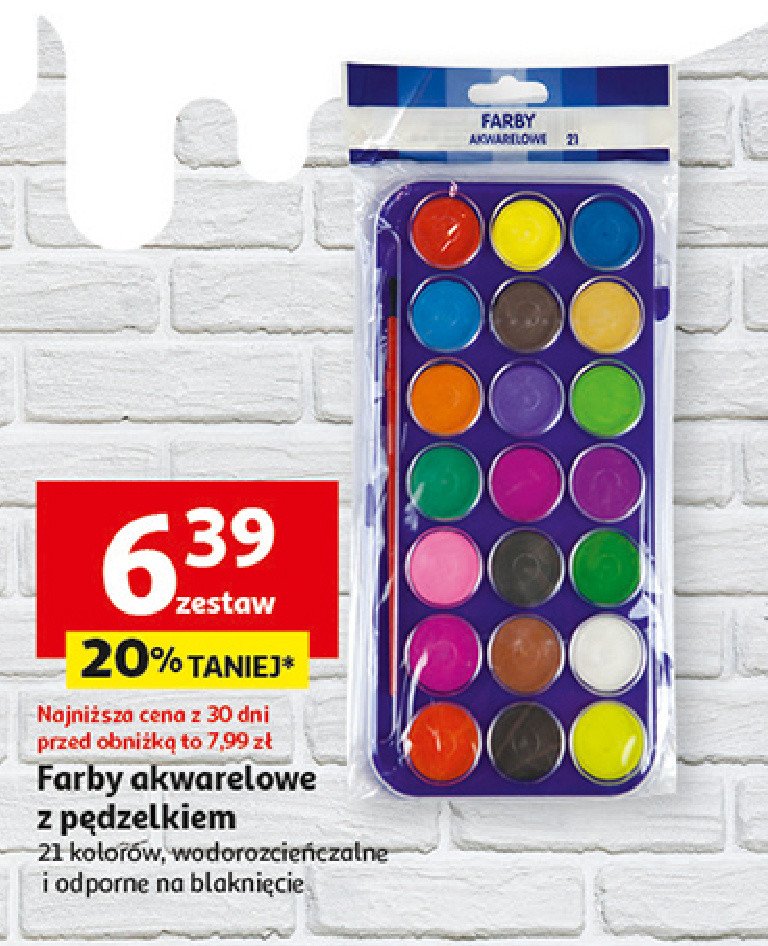 Farby akwarelowe promocja