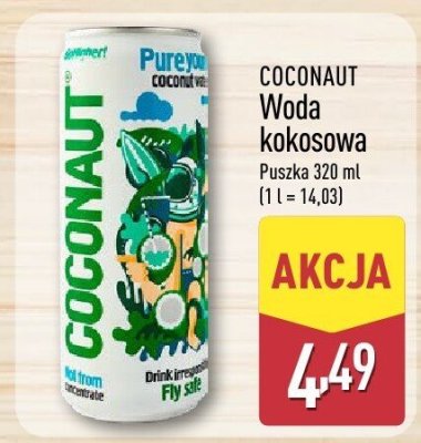 Woda kokosowa pomara艅cza mango Oshee coconut fruits promocja w Aldi