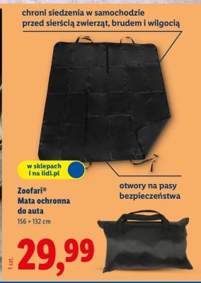 Mata ochronna do auta Zoofari promocja w Lidl