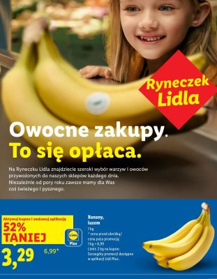 Banany promocja w Lidl