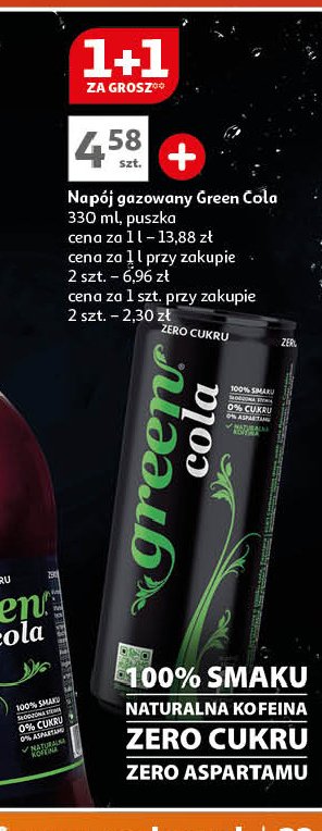 Napój Green cola promocja